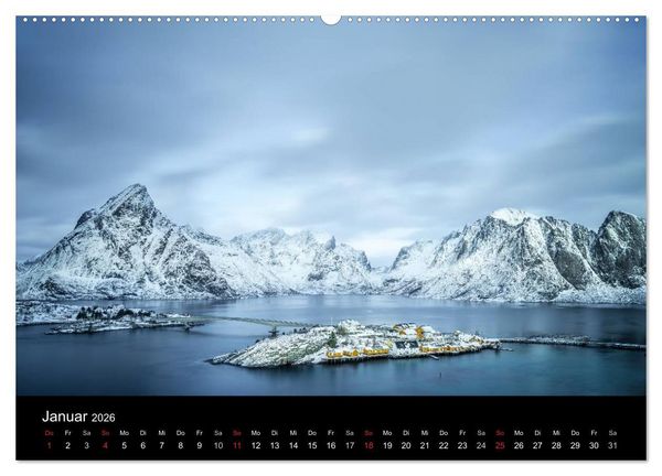 Produktbild: Lofoten Impressionen von Armin Fuchs (hochwertiger Premium Wandkalender 2026 DIN A2 quer), Kunstdruck in Hochglanz