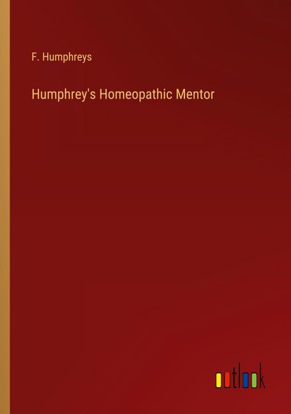 Produktbild: Humphrey's Homeopathic Mentor
