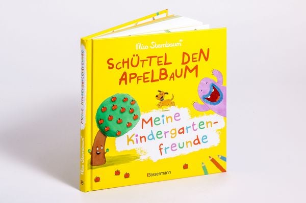 Produktbild: Sch&uuml;ttel den Apfelbaum - Meine Kindergartenfreunde. Eintragbuch f&uuml;r Kinder ab 3 Jahren
