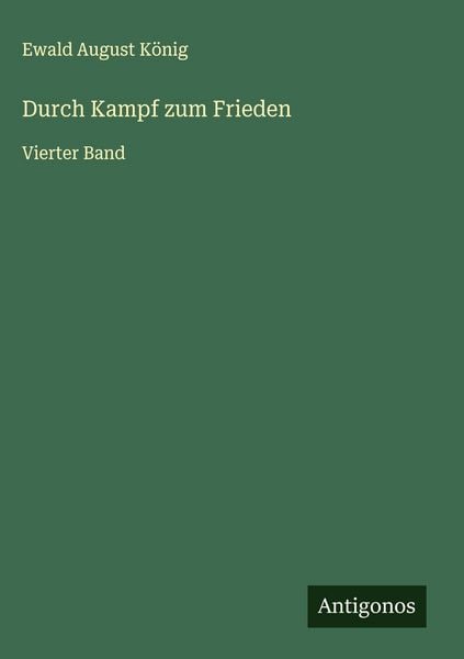 Produktbild: Durch Kampf zum Frieden