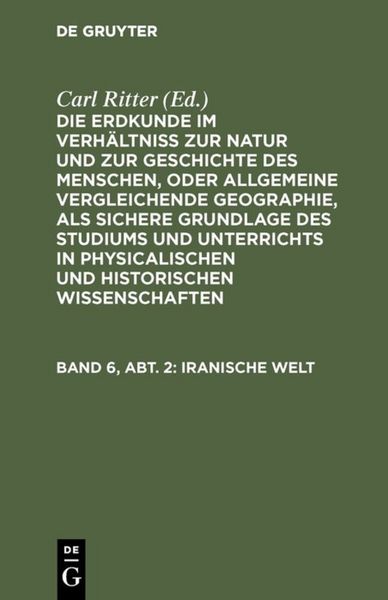 Produktbild: Iranische Welt