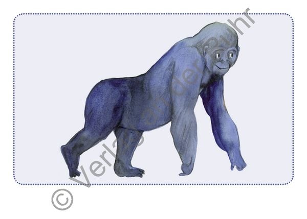 Produktbild: Stark wie ein Gorilla, mutig wie eine Löwin – Affirmationskärtchen für Kinder