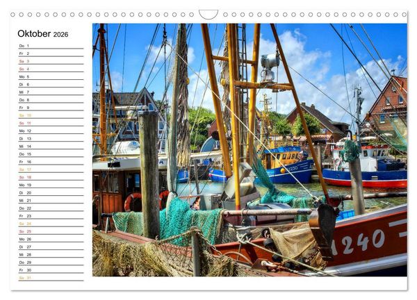 Produktbild: Ostfriesland - maritim pur (Wandkalender 2026 DIN A3 quer), CALVENDO Monatskalender