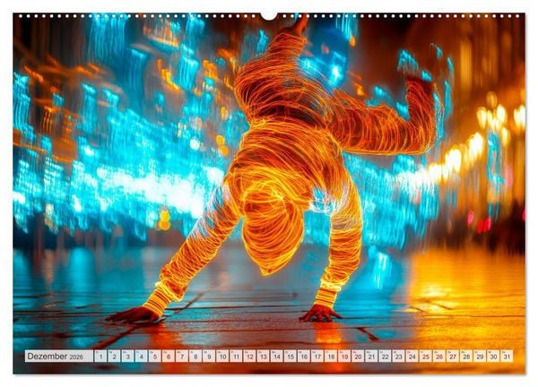 Produktbild: BREAKING Cooler Tanz und krasse Moves (Wandkalender 2026 DIN A2 quer), CALVENDO Monatskalender