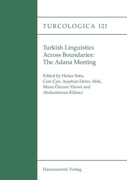 Produktbild: Turkish Linguistics Across Boundaries: The Adana Meeting