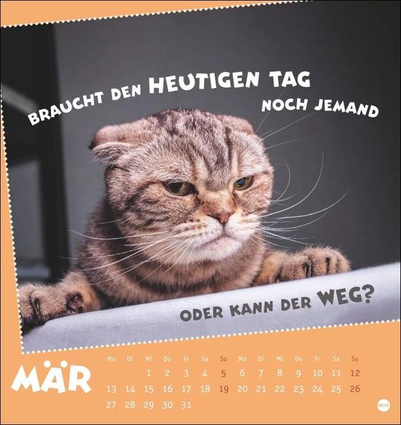 Mach mal Pause Postkartenkalender 2023. Kleiner Tierkalender mit lustigen Sprüchen. Kalender zum Aufstellen oder Aufhängen, mit witzigen Postkarten
