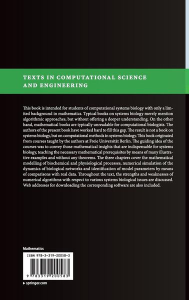 Produktbild: A Guide to Numerical Modelling in Systems Biology