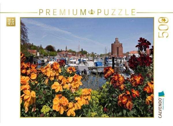 CALVENDO Puzzle Eckernförde - Am Hafen | 500 Teile Lege-Größe 48 × 36 cm Foto-Puzzle für Erwachsene