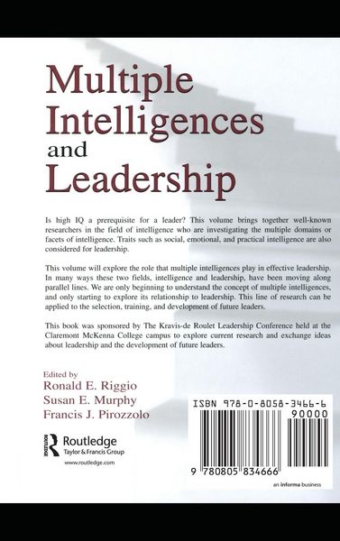 Produktbild: Multiple Intelligences and Leadership