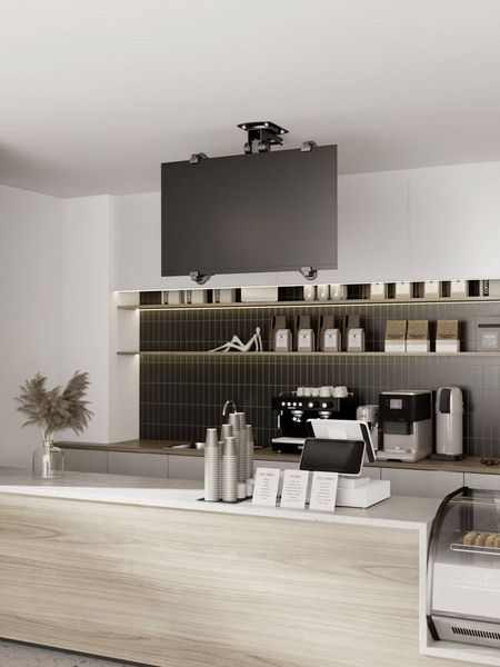 Produktbild: SpeaKa Professional SP-TVCM-530 TV-Deckenhalterung 33 cm (13") - 81,3 cm (32") Neigbar, Schwenkbar Zusammenklappbar