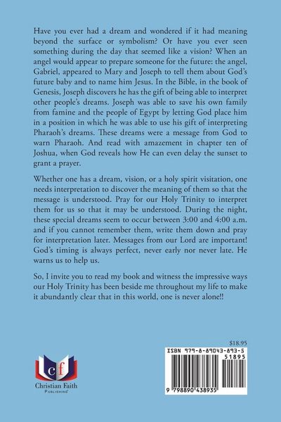Produktbild: Dreams, Visions, Holy Spirit Visitations to Comfort a Grieving Heart, and Miraculous Healing Testimonials