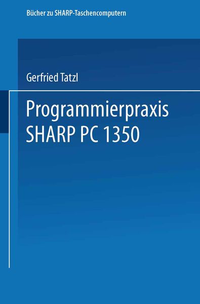 Produktbild: Programmierpraxis SHARP PC-1350