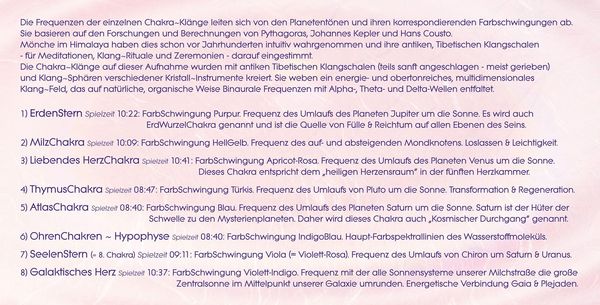 Produktbild: KLANG CHAKRA AKTIVIERUNG DER NEBENCHAKREN