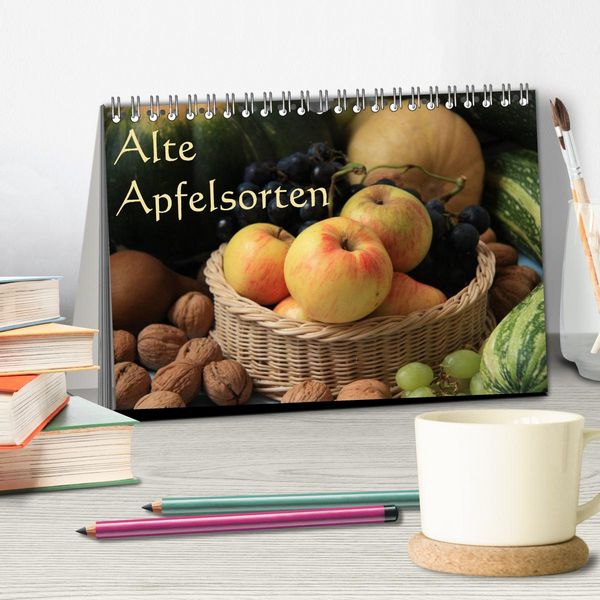 Produktbild: Alte Apfelsorten (Tischkalender 2026 DIN A5 quer), CALVENDO Monatskalender