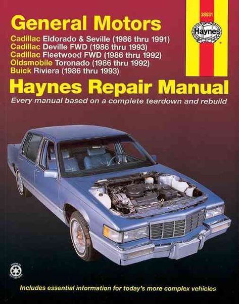 Produktbild: GM Cadillac El Dorado, Seville, Deville, Buick Riviera and Oldsmobile Toronado (1986-1993). All Full-Size Models 2wd