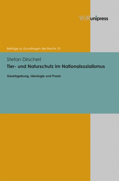 Produktbild: Tier- und Naturschutz im Nationalsozialismus