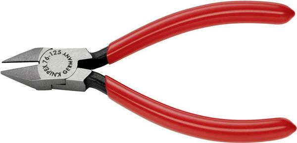 Produktbild: Knipex 76 81 125 Elektronik- u. Feinmechanik Seitenschneider mit Facette 125mm