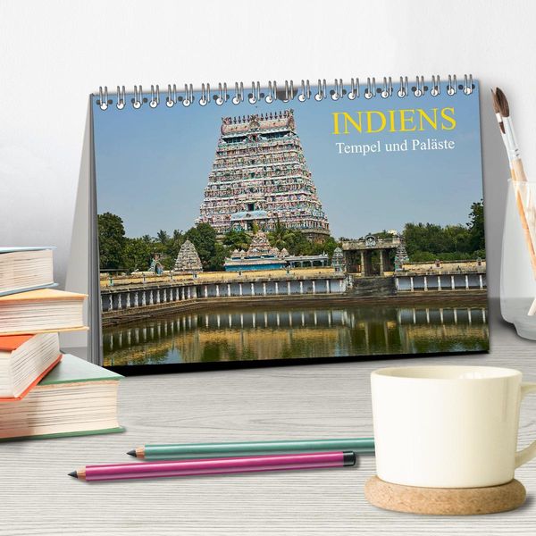 Produktbild: Indiens Tempel und Pal&auml;ste (Tischkalender 2026 DIN A5 quer), CALVENDO Monatskalender