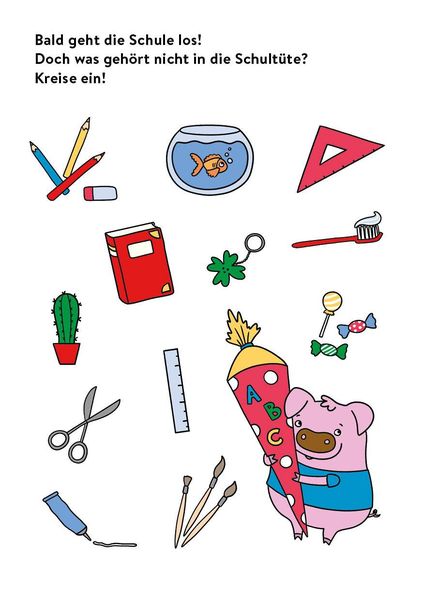 Produktbild: Mein bunter Lernspielblock &ndash; Vorschule: Vergleichen, Kombinieren, R&auml;tseln