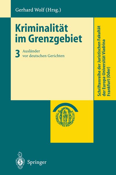 Produktbild: Kriminalit&auml;t im Grenzgebiet