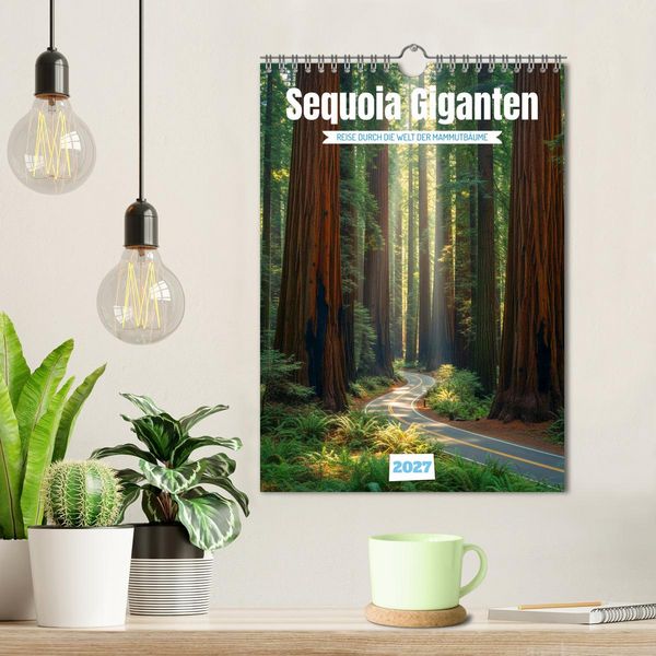 Produktbild: Sequoia Giganten (Wandkalender 2027 DIN A4 hoch), CALVENDO Monatskalender