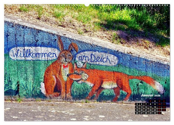 Produktbild: Krummendeich - Dorfidylle an der Elbe (hochwertiger Premium Wandkalender 2026 DIN A2 quer), Kunstdruck in Hochglanz