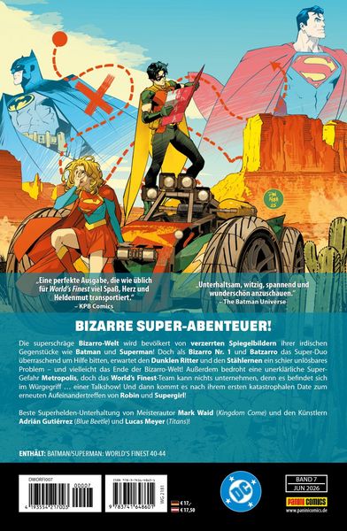 Produktbild: Batman/Superman: World's finest