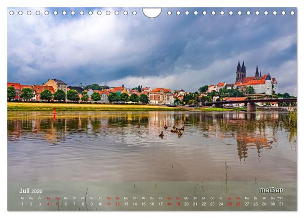 Produktbild: der elbestrom urbanes (Wandkalender 2026 DIN A4 quer), CALVENDO Monatskalender