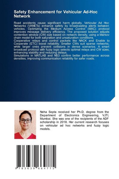 Produktbild: Safety Enhancement for Vehicular Ad-Hoc Network