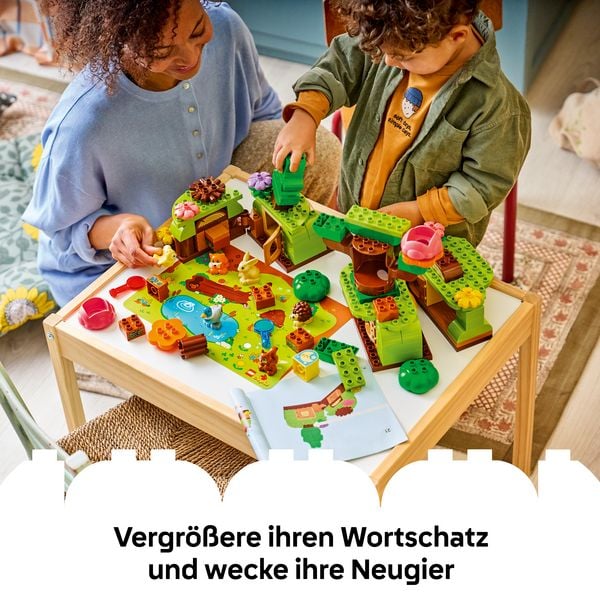 Produktbild: LEGO DUPLO 10480 Wald mit wilden Tieren, Bauspielzeug, Geschenkidee f&uuml;r Kleinkinder