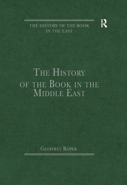 Produktbild: The History of the Book in the Middle East