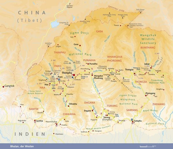 Produktbild: TRESCHER Reisef&uuml;hrer Bhutan