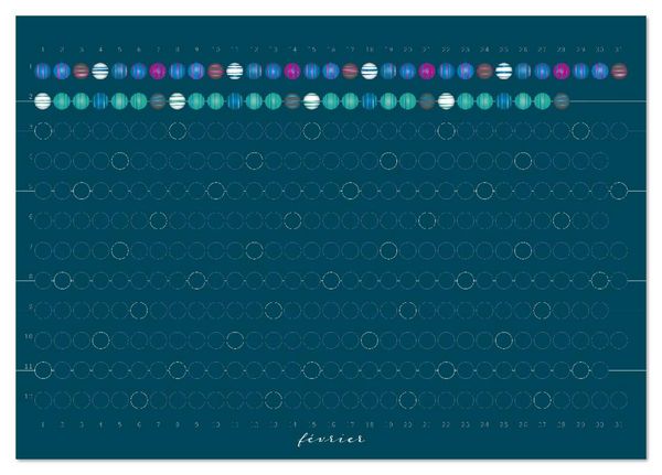 Produktbild: Une perle pour chaque jour (Calendrier de bureau 2026 DIN A5 vertical), CALVENDO calendrier mensuel