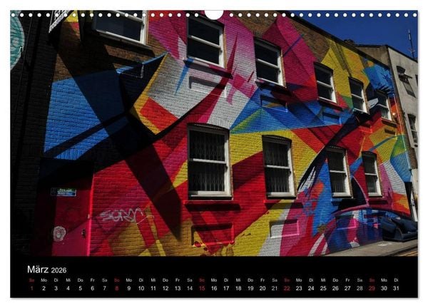 Produktbild: Urbane Kunst - Streetart 2026 (Wandkalender 2026 DIN A3 quer), CALVENDO Monatskalender