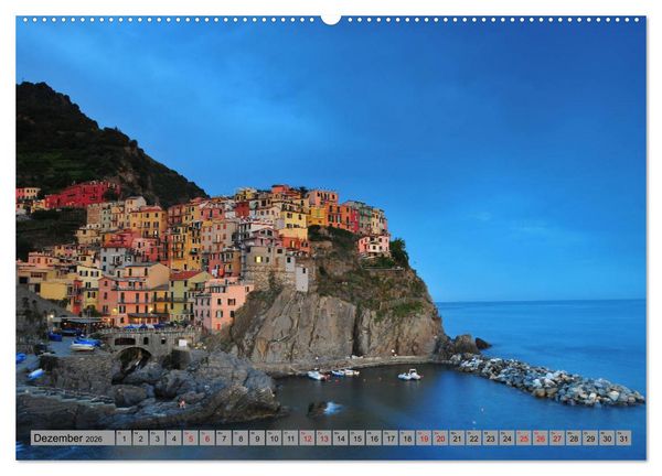 Produktbild: Cinque Terre - die bunten D&ouml;rfer Liguriens (hochwertiger Premium Wandkalender 2026 DIN A2 quer), Kunstdruck in Hochglanz