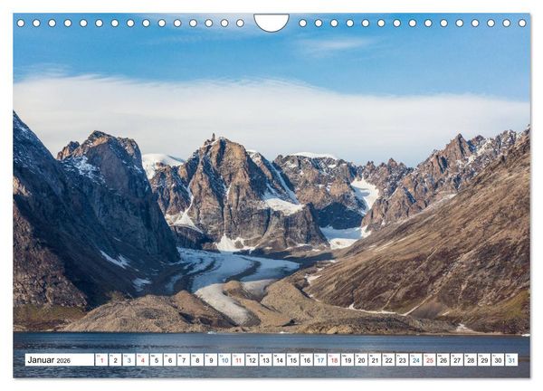 Produktbild: Scoresbysund - Sommer im gr&ouml;&szlig;ten und l&auml;ngsten Fjordsystem der Welt (Wandkalender 2026 DIN A4 quer), CALVENDO Monatskalender