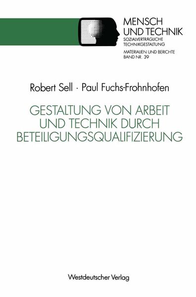 Produktbild: Gestaltung von Arbeit und Technik durch Beteiligungsqualifizierung