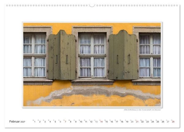 Produktbild: Emotionale Momente: Weimarer Ansichten. (hochwertiger Premium Wandkalender 2027 DIN A2 quer), Kunstdruck in Hochglanz
