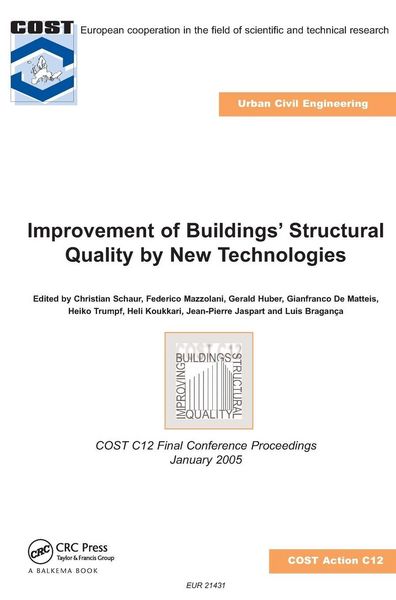 Produktbild: Improvement of Buildings' Structural Quality by New Technologies