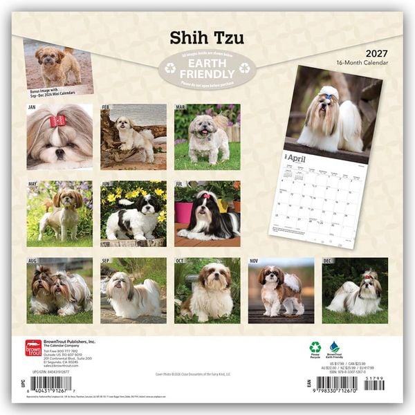 Produktbild: Shih Tzu 2027 &ndash; 16-Monatskalender