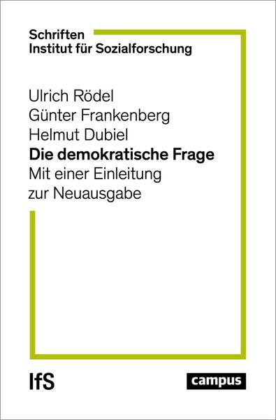 Produktbild: Die demokratische Frage