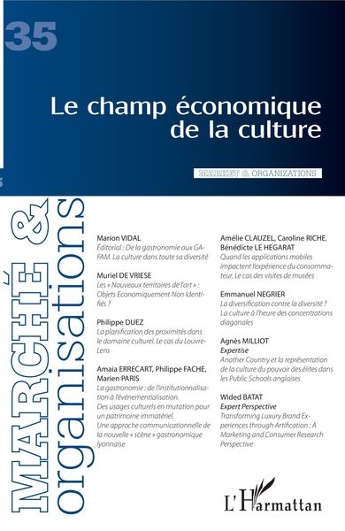 Produktbild: Le champ &eacute;conomique de la culture