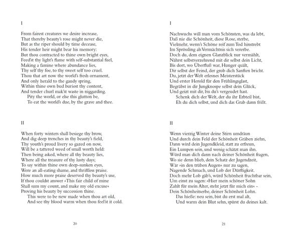 Produktbild: Sonette / Sonnets (Shakespeare Gesamtausgabe, Band 38) - zweisprachige Ausgabe