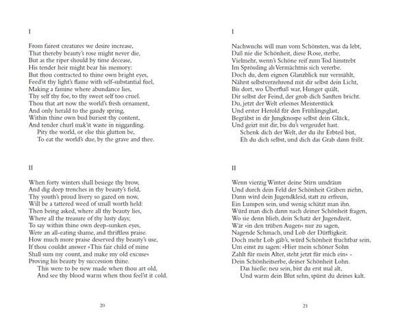 Produktbild: Sonette / Sonnets (Shakespeare Gesamtausgabe, Band 38) - zweisprachige Ausgabe