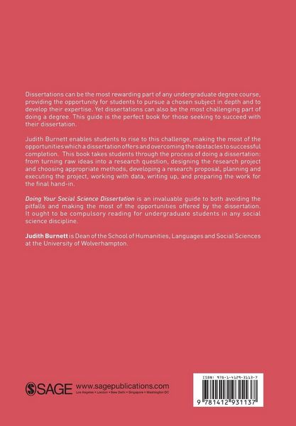 Produktbild: Doing Your Social Science Dissertation