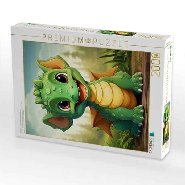 Produktbild: CALVENDO Puzzle Ein Motiv aus dem Kalender Happy Dinos | 2000 Teile Lege-Gr&ouml;&szlig;e 90x67cm Foto-Puzzle f&uuml;r gl&uuml;ckliche Stunden