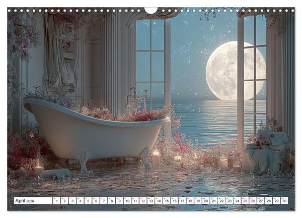 Produktbild: Zwischen Schaum und Stille (Wandkalender 2026 DIN A3 quer), CALVENDO Monatskalender