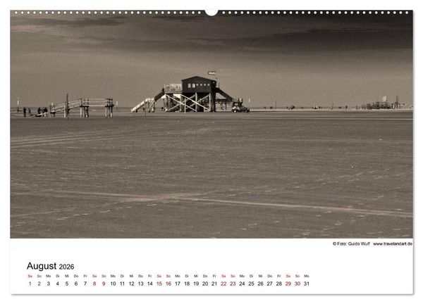 Produktbild: Sankt Peter-Ording. Ein Traum an der Nordsee (hochwertiger Premium Wandkalender 2026 DIN A2 quer), Kunstdruck in Hochglanz