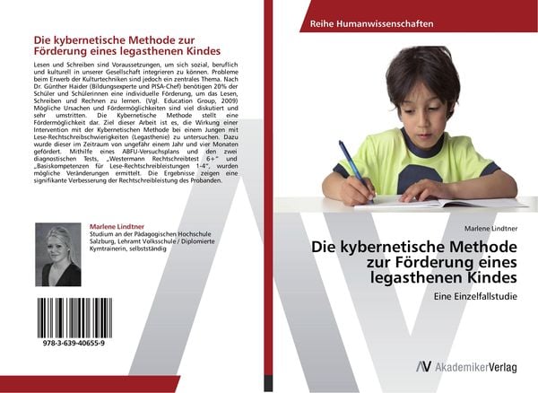 Produktbild: Die kybernetische Methode zur F&ouml;rderung eines legasthenen Kindes