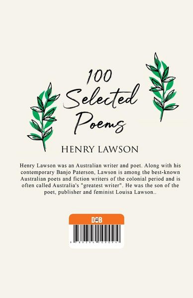 Produktbild: 100 Selected Poems, Henry Lawson